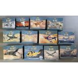 12 Corgi Aviation Archive Military Air Power model aircraft: AA32407, AA32408, AA33602, AA33605, AA3