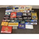 A mixed lot of Corgi diecast models including Original Omnibus, and Motorsort examples, all boxed (