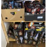 A good quantity of Star Wars The Phantom Menace carded figures and boxed vehicles (46)