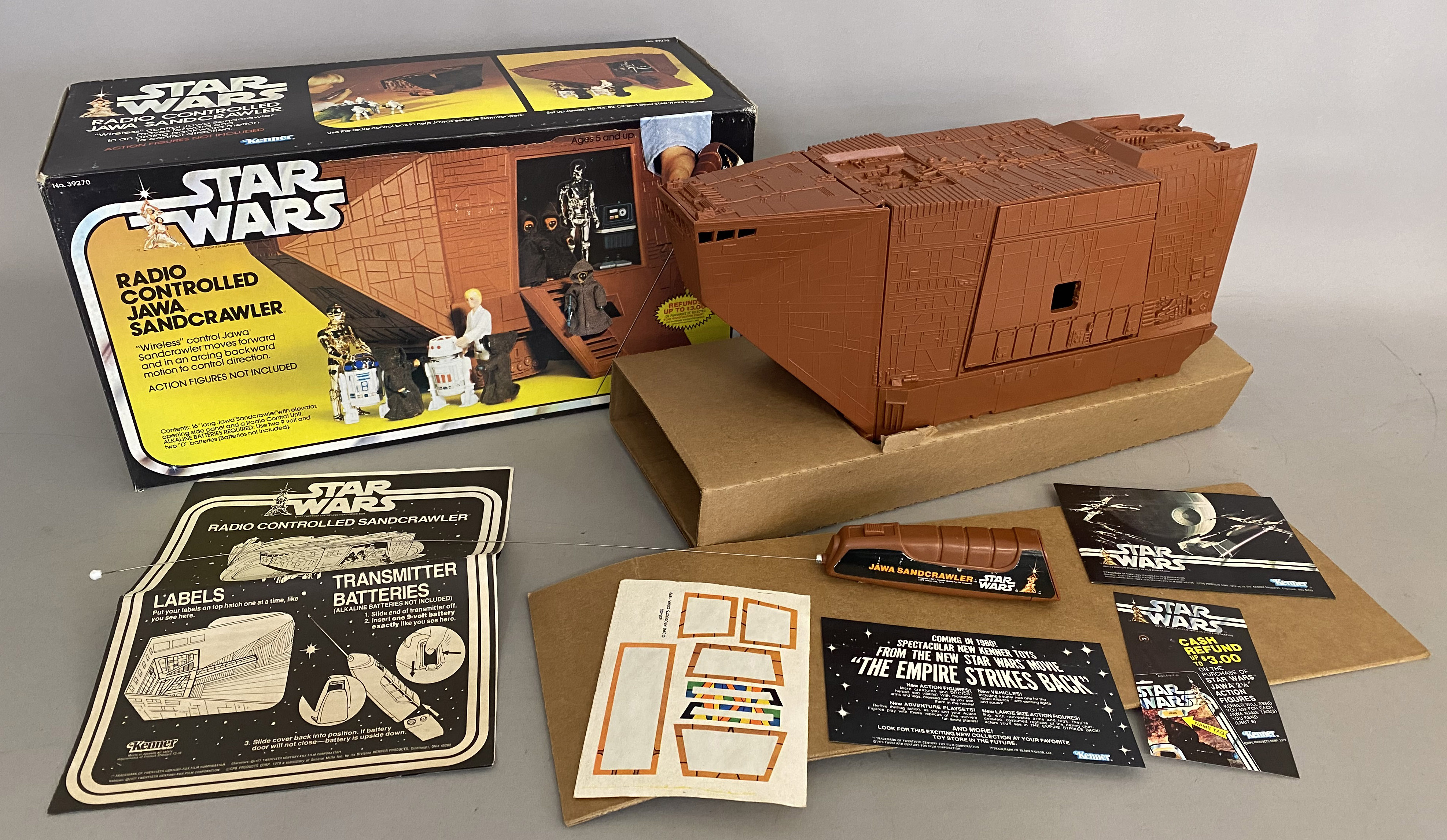 Kenner Star Wars 39270 Radio Controlled Jawa Sandcrawler in original box.
