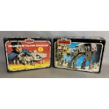 2 boxed Palitoy Star Wars sets: Millenium Falcon Spaceship and AT-AT.