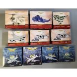 10 Corgi Aviation Archive model aircraft: AA34204, AA33410, AA31203, AA34105, 2x AA33606, 48801, 475