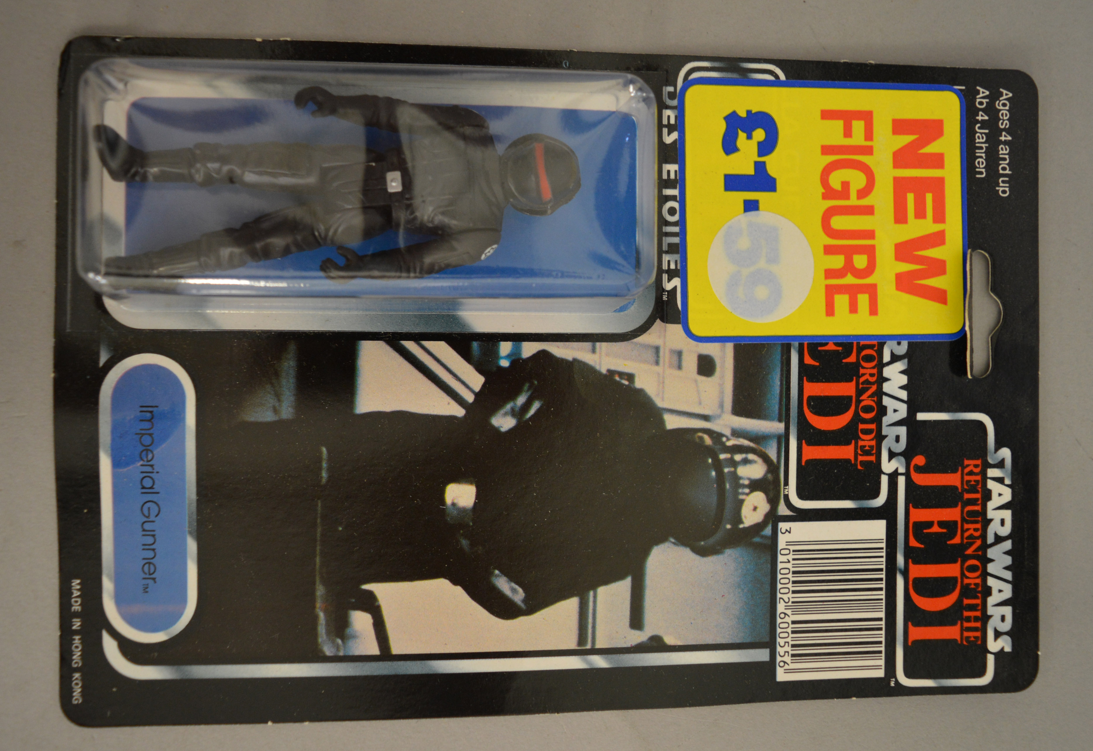 7 vintage Star Wars figures on ROTJ Return Of The Jedi cards - all still sealed: Barada, Imperial Gu - Image 6 of 6