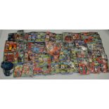 A large quantity of approx 80 Eaglemoss Real Robots Part Work magazines, partially built but