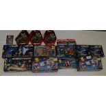 23x Assorted Sci-Fi TV related toys and sets including Red Dwarf, Space Precinct and Star Trek