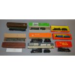 OO Gauge. 8x Assorted locomotives including Wrenn, Graham Farish, Liliput, Triang etc. All boxed.