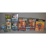 10x Vintage Micronauts figures and sets by Airfix and Mego Corps, all boxed. together with some