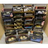 25x Corgi 1:36 Scale James Bond 007 models including the definitive Bond Collection and Directors