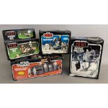 4 vintage Star Wars sets: 39820 Tauntaun, 39290 Imperial Troop Transporter, 70500 Speeder Bike and S