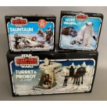 3 Star Wars The Empire Strikes Back sets: 33390 Turret and Probot Playset, 33394 Hoth Wampa (box uno