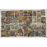 45x vintage DC Comics. Various titles including Swampt Things, The Sandman, Sea Devils, Mister