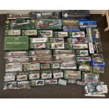 53x assorted Eddie Stobart diecast models, mostly Corgi examples, all boxed.