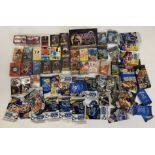 A good quantity of assorted card games and trading cards including Star Wars and Star Trek
