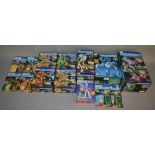 14x Robotech boxed and carded figures and vehicles by Harmony gold.