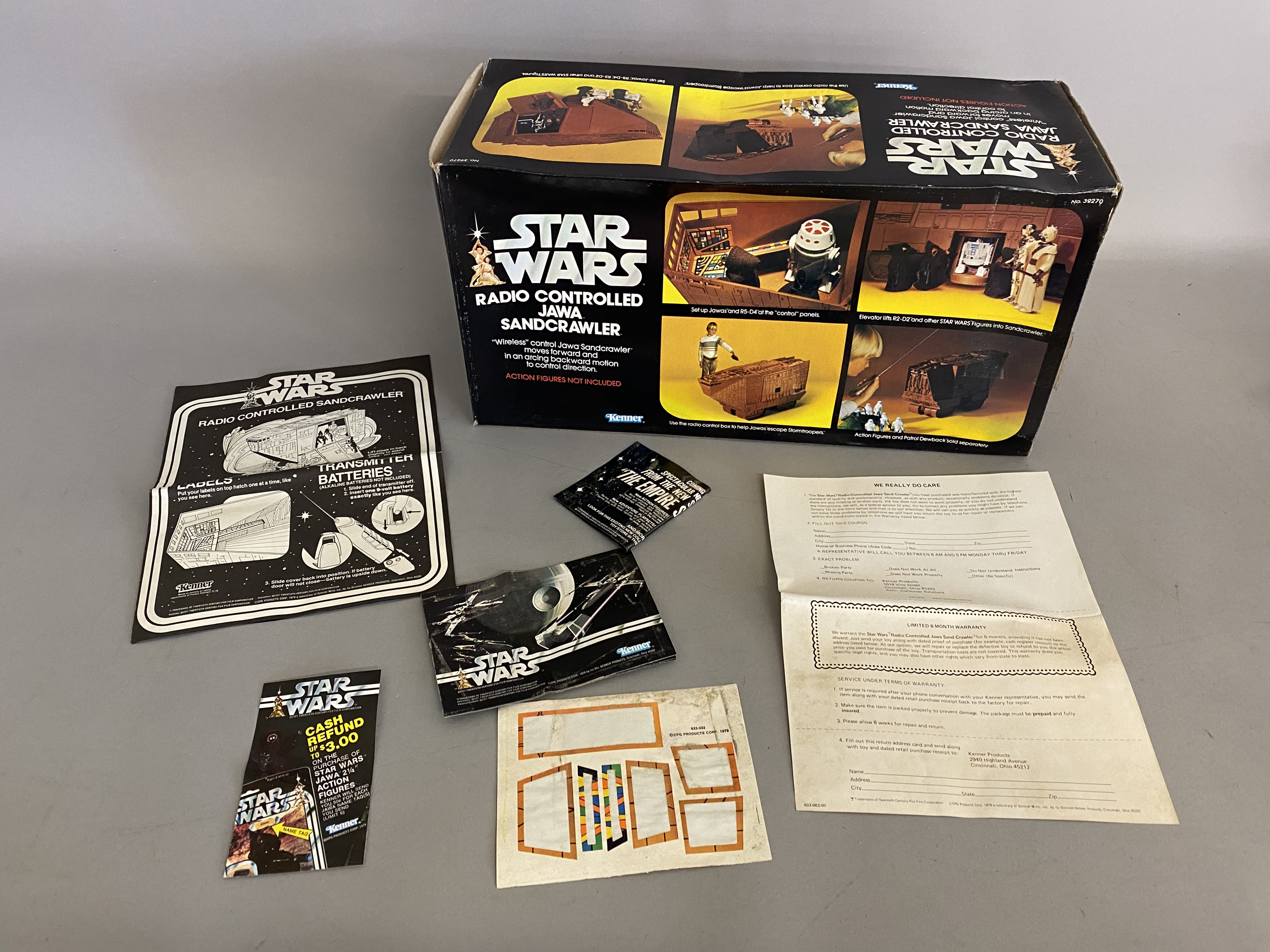 Kenner Star Wars 39270 Radio Controlled Jawa Sandcrawler in original box. - Image 3 of 5