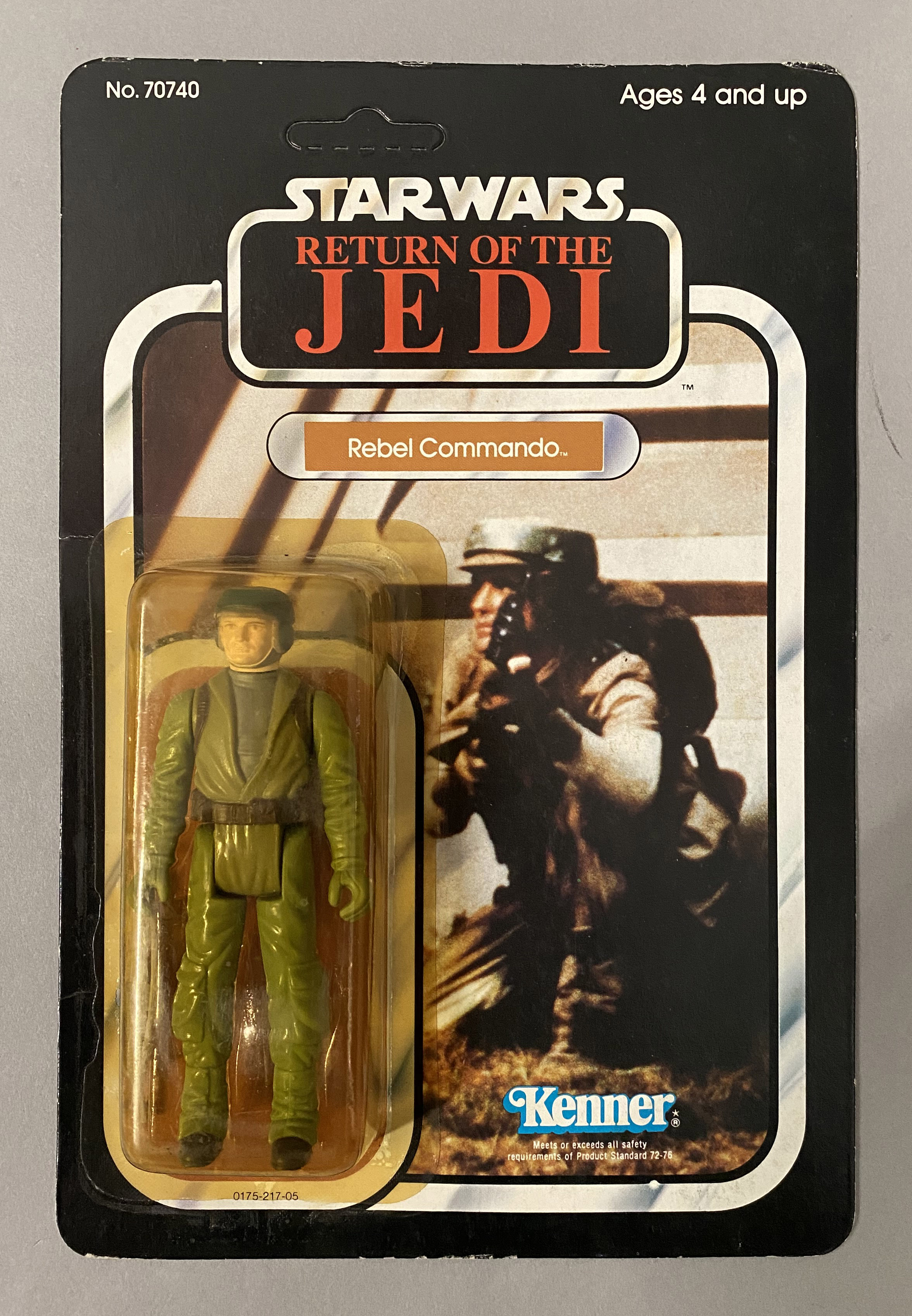 5 vintage Star Wars figures on ROTJ Return Of The Jedi backing cards: Rebel Commando, Nikto, Princes - Image 2 of 11