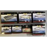 7 Corgi Aviation Archive model aircraft: AA39901, AA38601, AA38602, AA35411, AA35412, AA35410, AA370