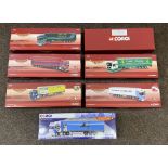 6x Corgi Haulers of Renown models, all limited edition. Together with a Code 3 example, all boxed (