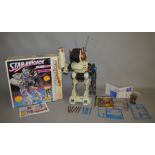 A vintage Hasbro GI Joe Star Brigade Armour-Bot, with box.