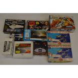 A mixed lot of Sci-Fi and TV related models and kits including Star Wars, Stingray etc, boxed (