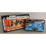 Star Wars 39120 Creature Cantina Action Playset and tri-logo Sy Snootles and the Rebo Band, both box