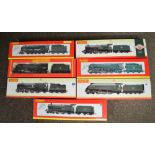 OO Gauge. 7x Horny Railway locomotives including DCC Ready and Super Detail examples, all boxed.