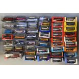 43 Corgi and 4 other model buses. All boxed.