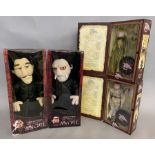 2x Sideshow Toys 12" The Dark Crystals figures together with 2x Smile Time Angel Puppet Replicas,