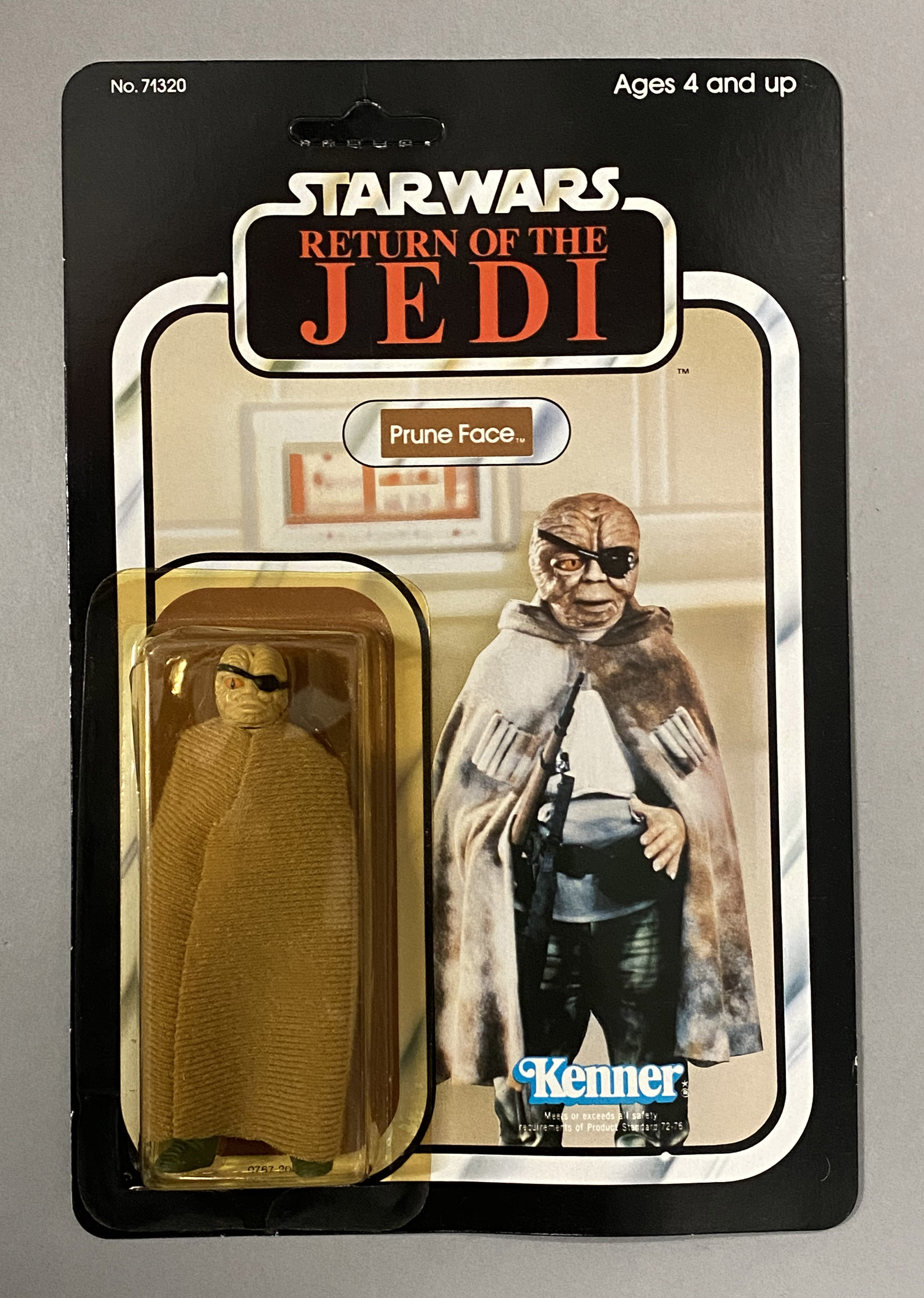 5 vintage Star Wars ROTJ Return Of The Jedi Tri-Logo figures on original backing cards: Prune Face, - Image 2 of 11