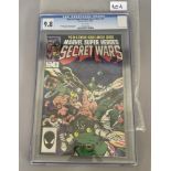 CGC Graded Marvel Comics Marvel Super Heroes Secret Wars #6, 9.8 White Pages