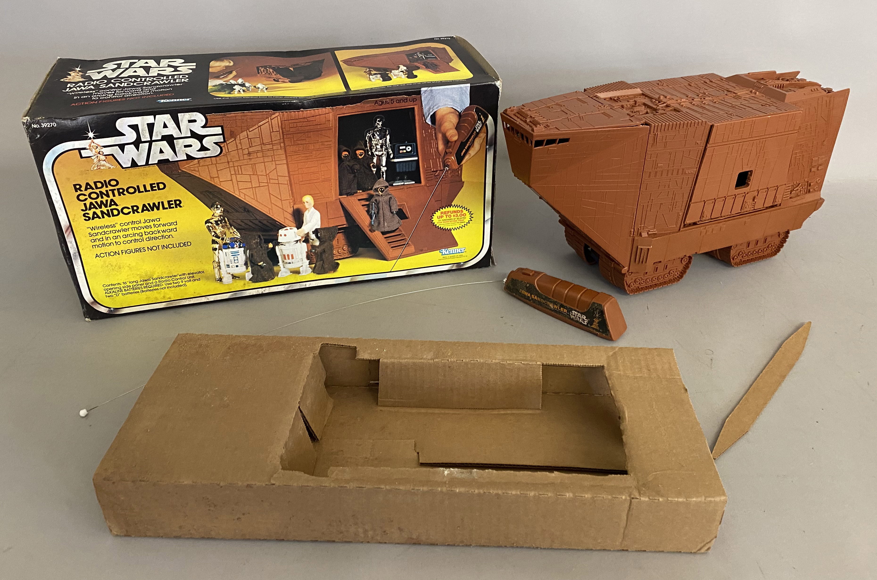 Kenner Star Wars 39270 Radio Controlled Jawa Sandcrawler in original box.