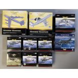 10 Corgi Aviation Archive model aircraft: AA33506, AA32913, AA38001, AA37602, AA32414, AA37602, AA32