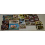 Approximately 60x assorted model kits (Contents not checked for completeness)