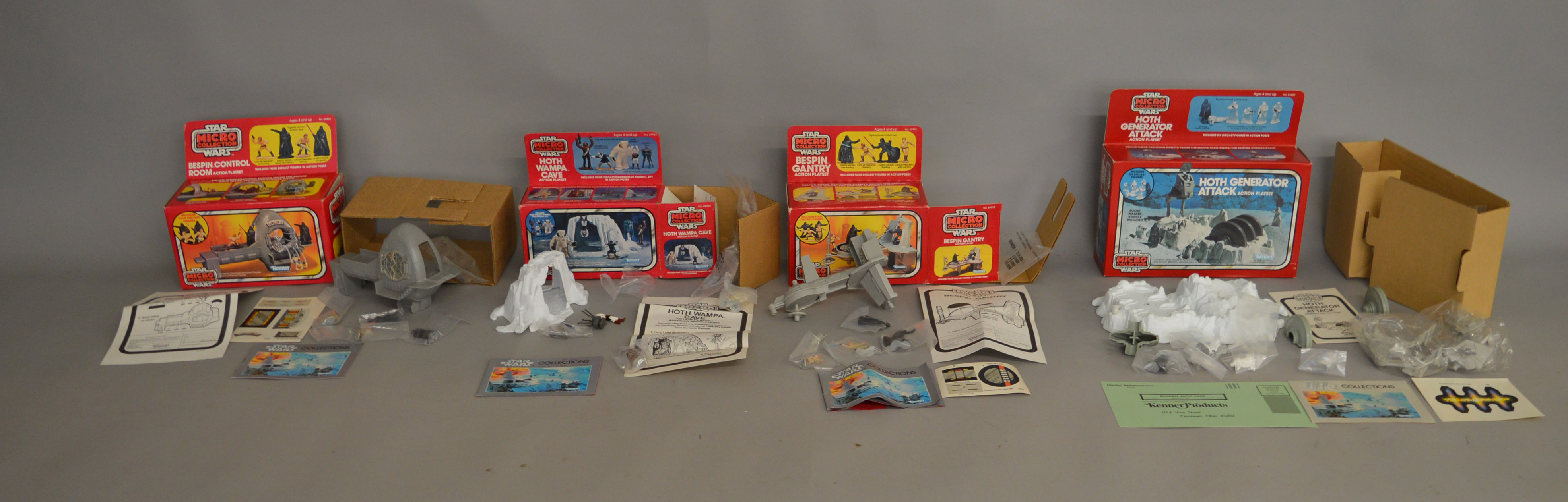 7 Kenner Star Wars Micro Collection sets in original boxes: 69920 Bespin Control Room, 69950 Hoth Wa - Image 3 of 3