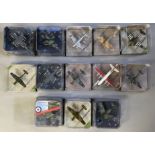 13 Corgi Aviation Archive model aircraft: AA32410, AA32409, AA30013, AA31913, AA30010, AA32104, AA32