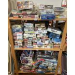 73x Assorted model kits mostly Monogram examples. (Contents not checked for completeness)