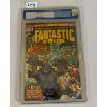 CGC Grade Marvel Comics Fantastic Four #145, VF+ 8.5 Off White to White Pages