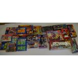 A mixed lot of boxed toys including a Fire Squad Playset, Blue thunder Helicopter set etc (20)