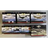 7 Corgi Aviation Archive model aircraft: AA38602, AA38203, AA32616, AA31206, AA36403, AA35409, AA326