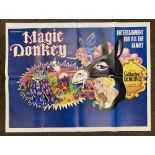 Magic Donkey Walt Disney's Song Of The South British Quad film poster, folded.