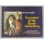 Invasion Of The Body Snatchers British Quad film poster.