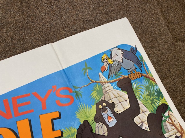 Walt Disney's The Jungle Book British Quad film poster, folded. - Image 5 of 6