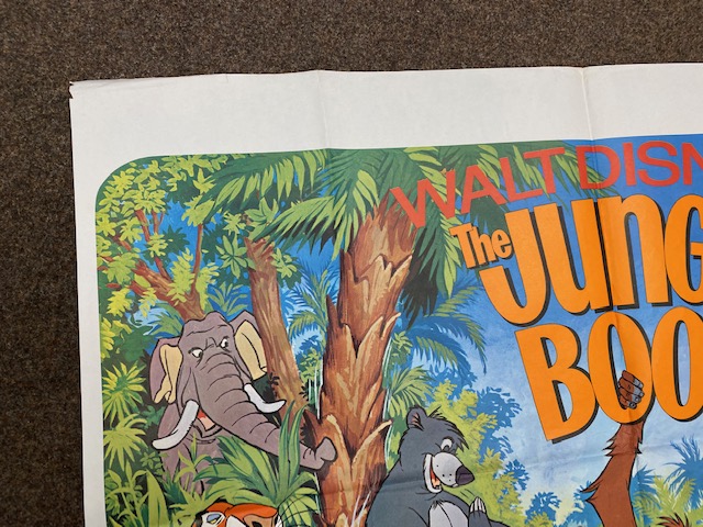 Walt Disney's The Jungle Book British Quad film poster, folded. - Image 4 of 6