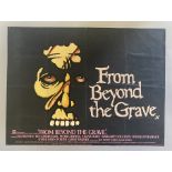 From Beyond The Grave British Quad film poster, folded.