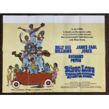 The Bingo Long Traveling All-Stars & Motor Kings British Quad film poster, folded.