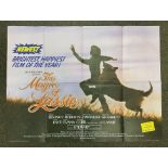 The Magic Of Lassie British Quad film poster, folded.