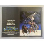 Battlestar Galactica British Quad film poster.