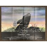 Watership Down British Quad film poster, folded.