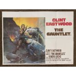 Clint Eastwood The Gauntlet British Quad film poster, folded.