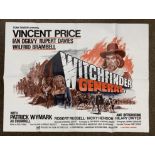 Witchfinder General British Quad film poster, folded.